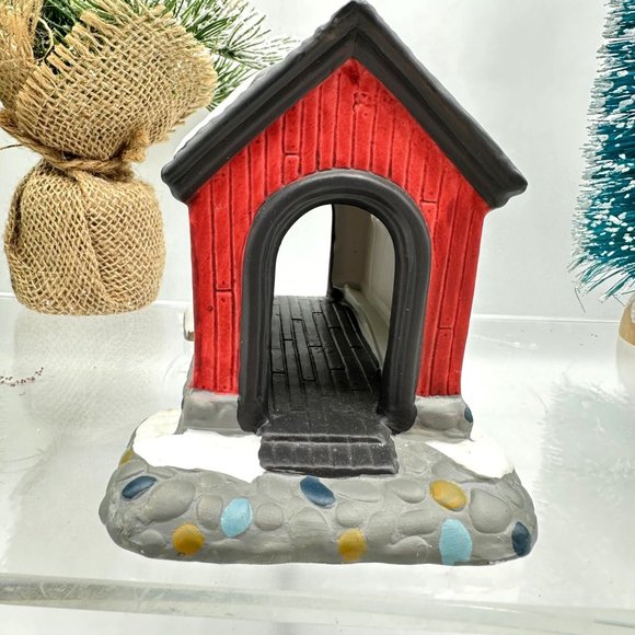 Dickens Keepsake Covered Bridge Porcelain Christmas Holiday Village Decor - Picture 4 of 11